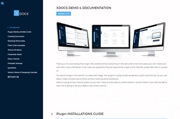 X Docs Wordpress Product Documentation Creator 