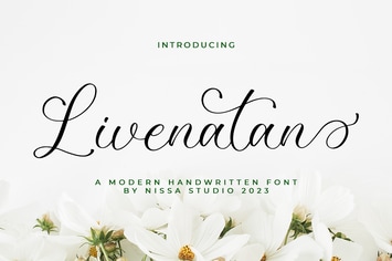 Livenatan - Wedding Font