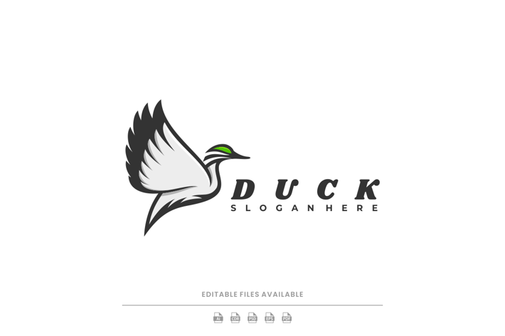 Duck Mascot Logo