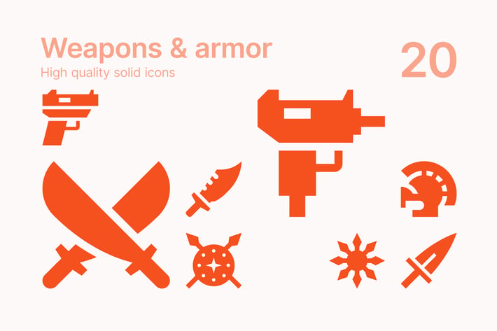 Weapons & Armor Icons