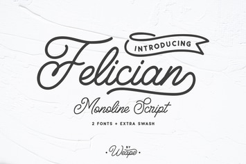 Felician Monoline Script
