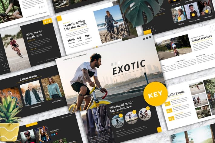 Exotic - Creative Keynote Template