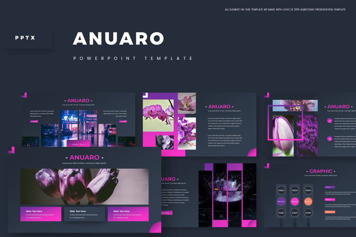 Anuaro - Powerpoint Template