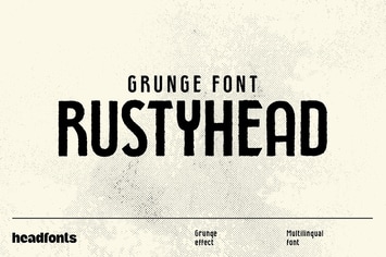Rustyhead Typeface Font