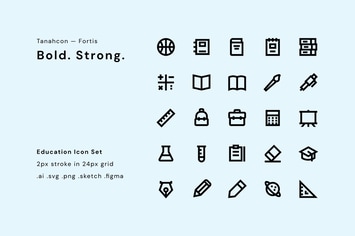 UI Icon Set - Education