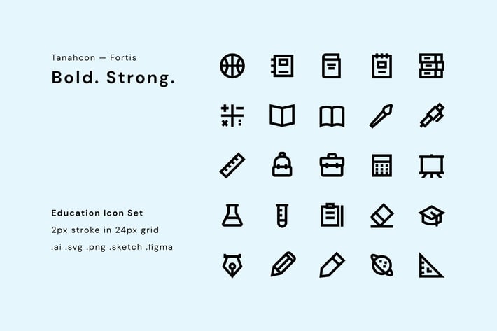 UI Icon Set - Education