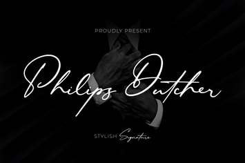 Philips Dutcher - Stylish Ligature Script
