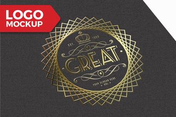 Gold Logo Mock-Up