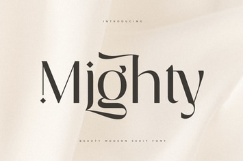 Mighty - Luxury Glamour Beauty Font