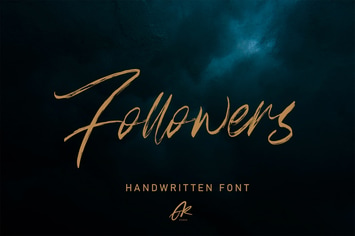 Follower Handwritten Brush Font