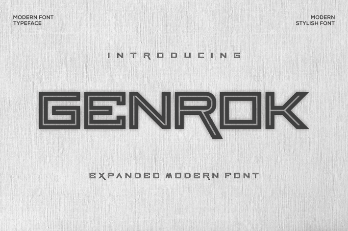 Genrok Font