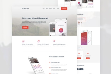 Detalapp - App Unbounce Landing Page Template