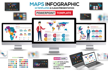 Maps Infographic Powerpoint