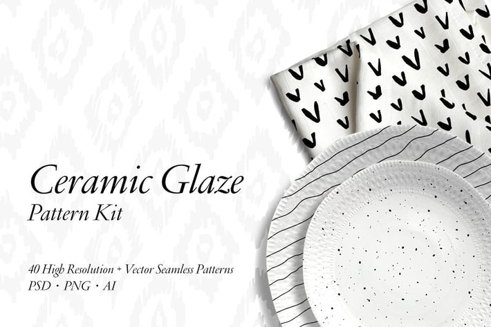 Ceramic Glaze Pattern Kit