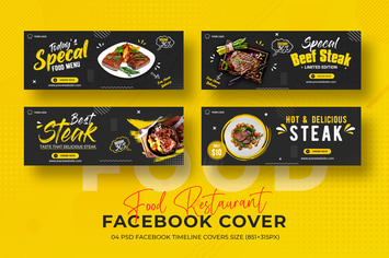 Steak Restaurants Sale Facebook Timeline Covers