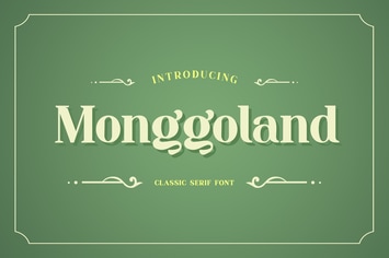 Monggoland Elegant Serif Font
