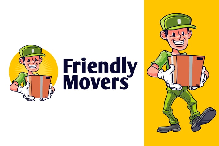 Friendly Mover - Moving and Storage Service Logo