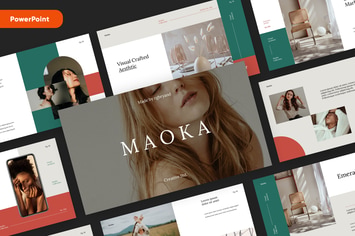 MAOKA - Creative & Elegant Studio Powerpoint