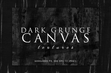 Dark Grunge Canvas Textures