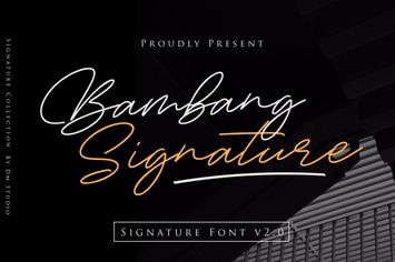 Bambang Signature V2.0 - Signature Font