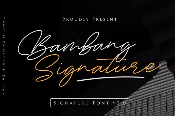 Bambang Signature V2.0 - Signature Font