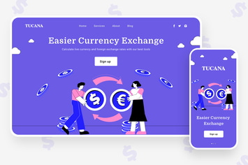 Currency Exchange Illustration