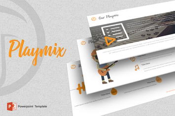 Playmix - Music Powerpoint Template
