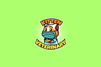 kitten veterinary - Mascot & Esport Logo