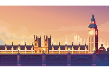 London - Illustration Background