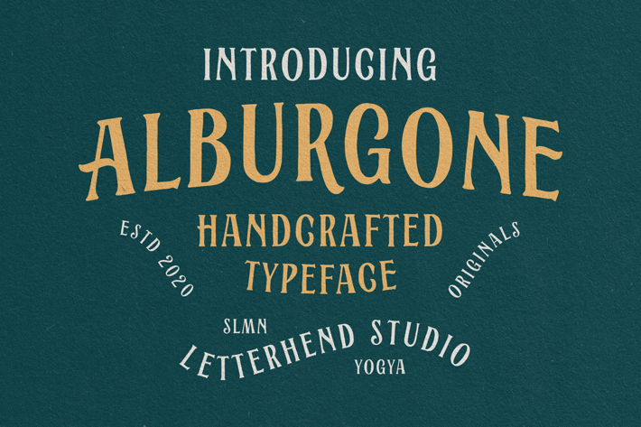 Alburgone - Display Typeface
