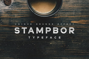 Stampbor Typeface