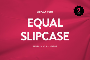 Equal Slipcase Sans Serif Font Family