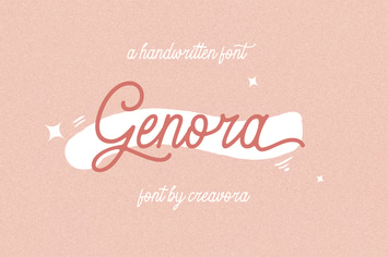 Genora - Beautiful Script Font