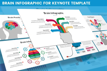 Brain Infographic for Keynote Template
