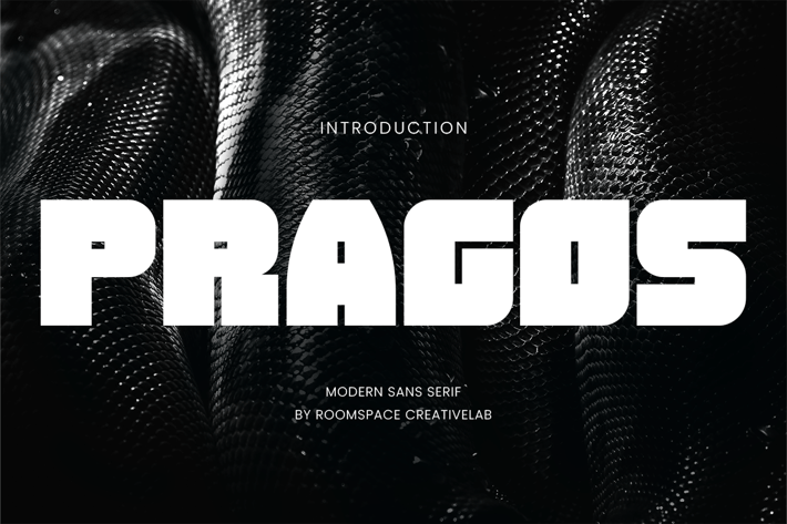 Pragos - Logo Headline Modern Fonts