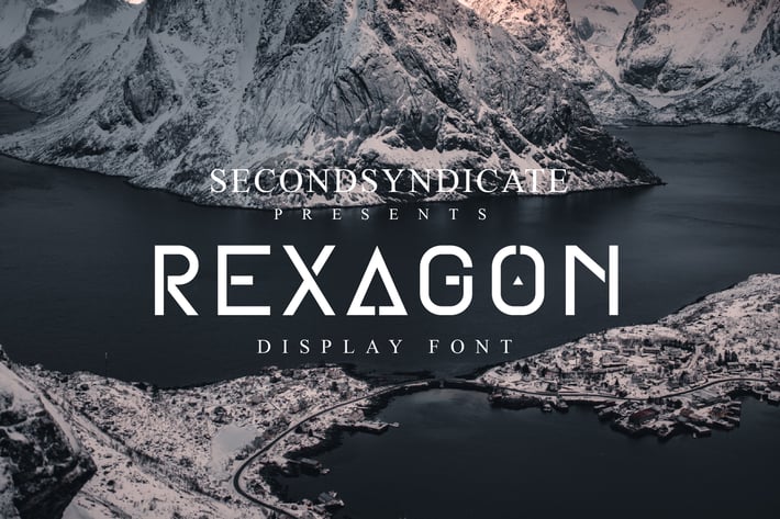 Rexagon - Display font