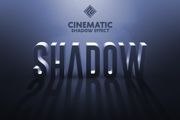 Cinematic Shadow Text Effect - Premium Collection