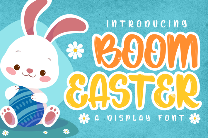 Boom Easter Marker Display Font