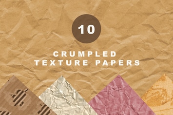 Crumpled texture papers