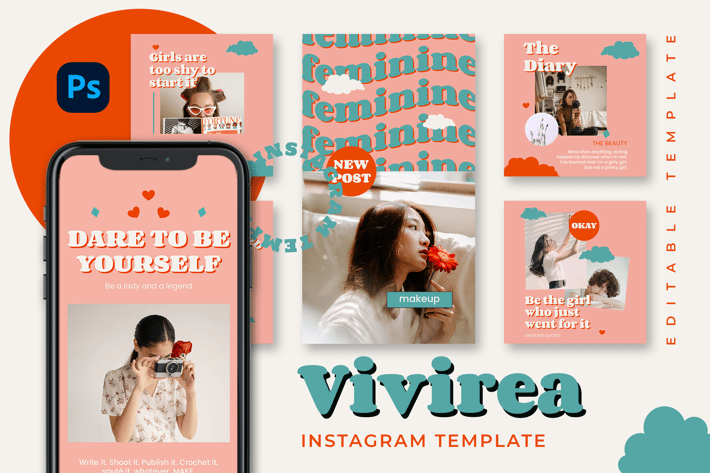 Vivirea - Retro Instagram Stories and Post