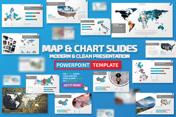 Map & Charts Powerpoint Presentation