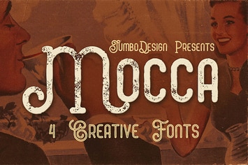 Mocca - Vintage Style Font