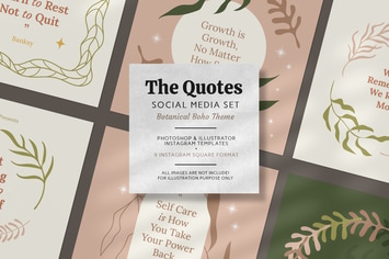 Botanical Quotes Instagram Post 