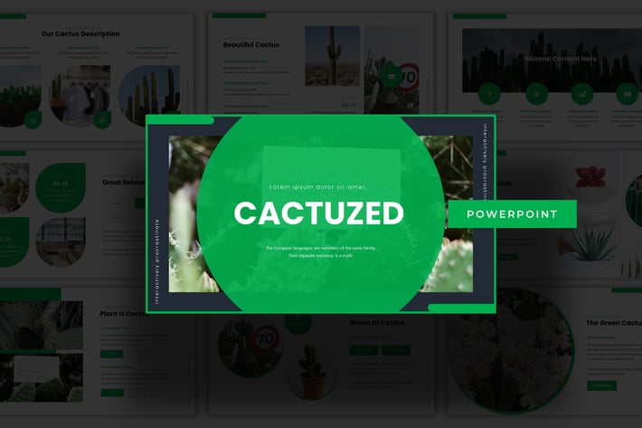 Cactuzed - Powerpoint Template