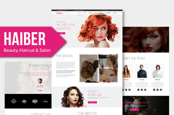 Haiber - Beauty & Make-up Muse Template