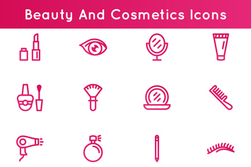 Beauty And Cosmetics Icons