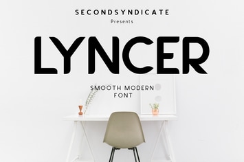 LYNCER - Modern and minimalis font