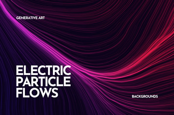 Electric Particle Flows Backgrounds