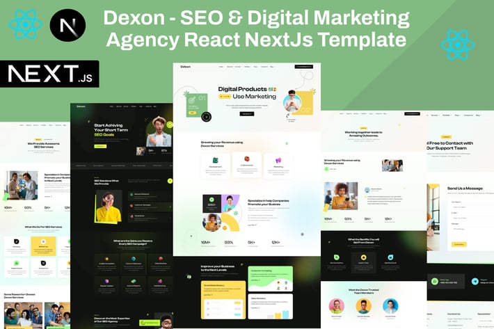 Dexon - SEO & Marketing Agency NextJs Template