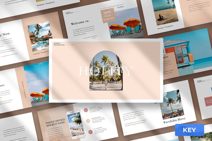 Holity - Minimal Keynote Presentation Template